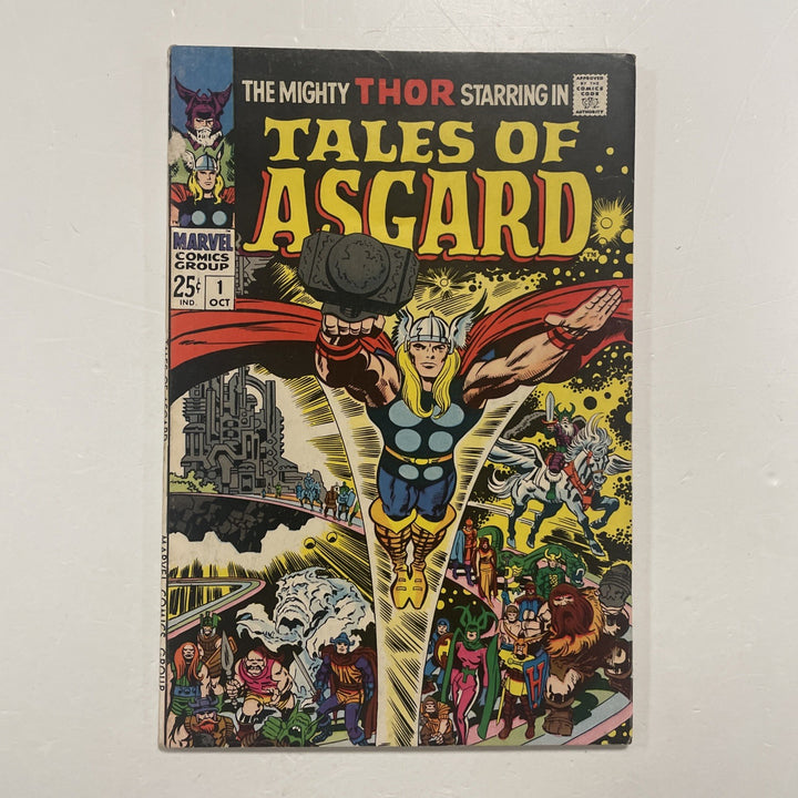 Tales Of Asgard #1 1968 VG **Small patch of ink missing top left of front cover0