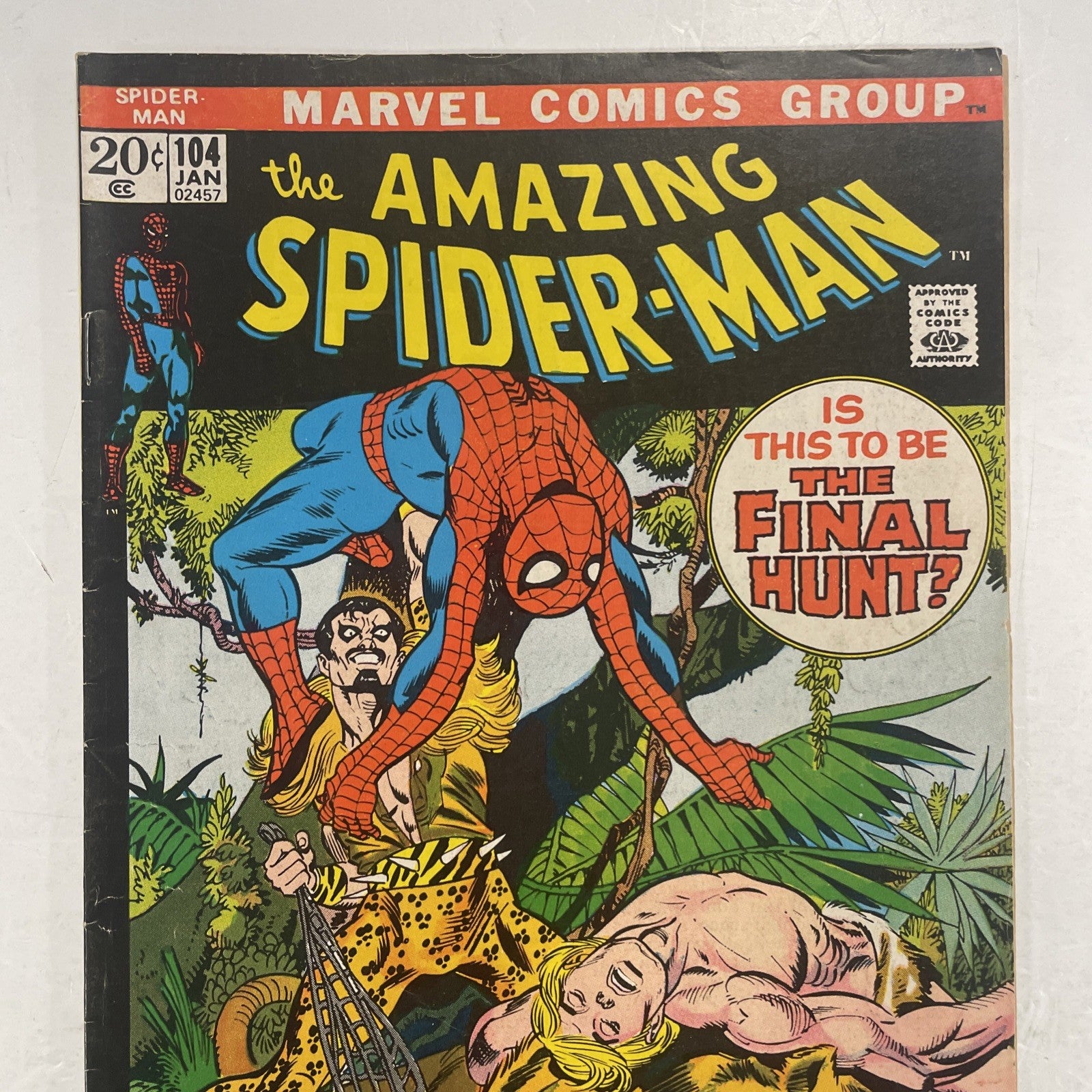 Amazing Spider-man #104 1972 VG/FN1