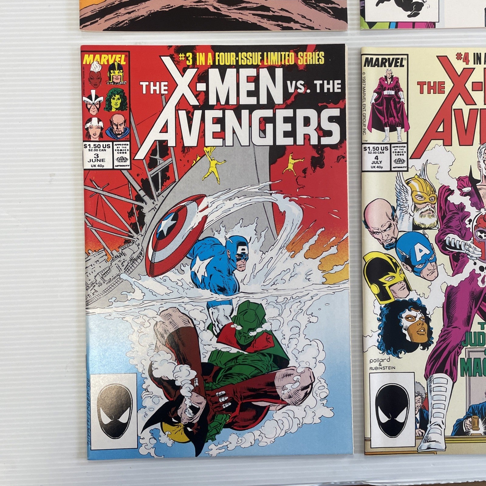 The X-Men vs. The Avengers #1-4 1987  VF/NM or Better complete set3