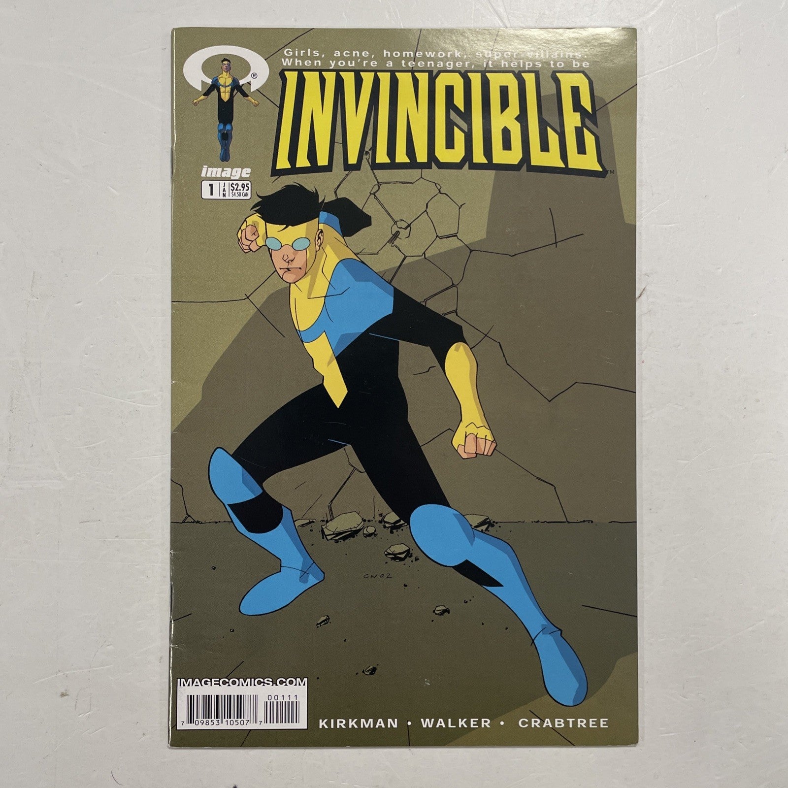Invincible #1 2003 FN/VF 1st Printing 1st Invincible Omni-Man Atom Eve Image0