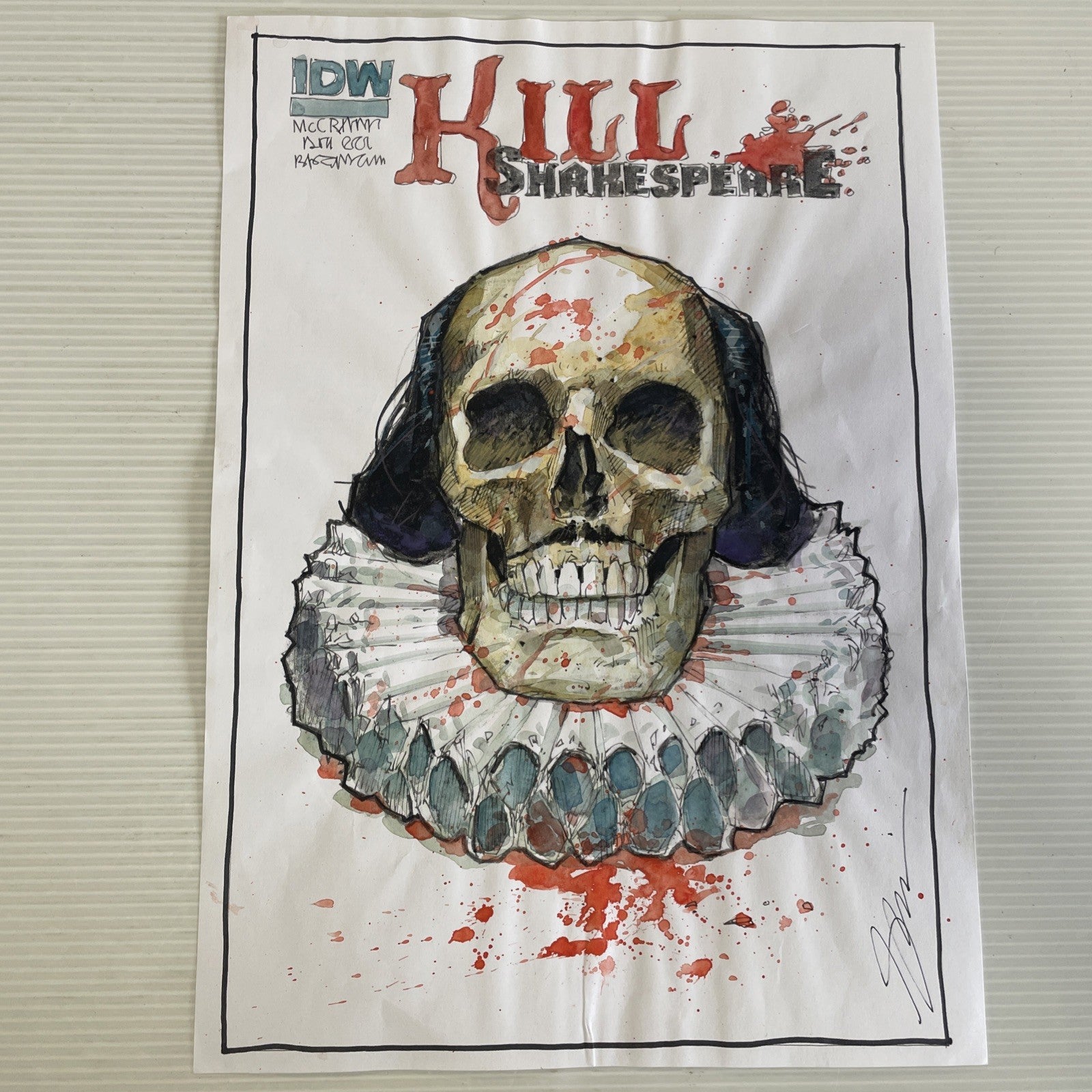 Original Artwork Concept Art based on Kill Shakespeare Sketch by Simon Davis (1)0