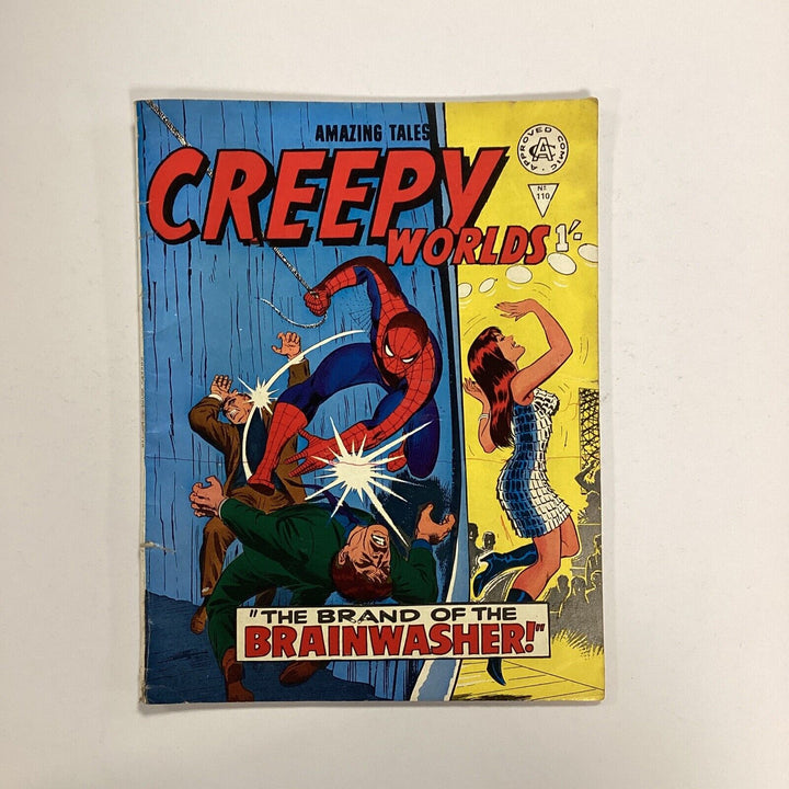 Alan Class Creep Worlds #110 late 1960s - early 70s GD **pen lines on front and