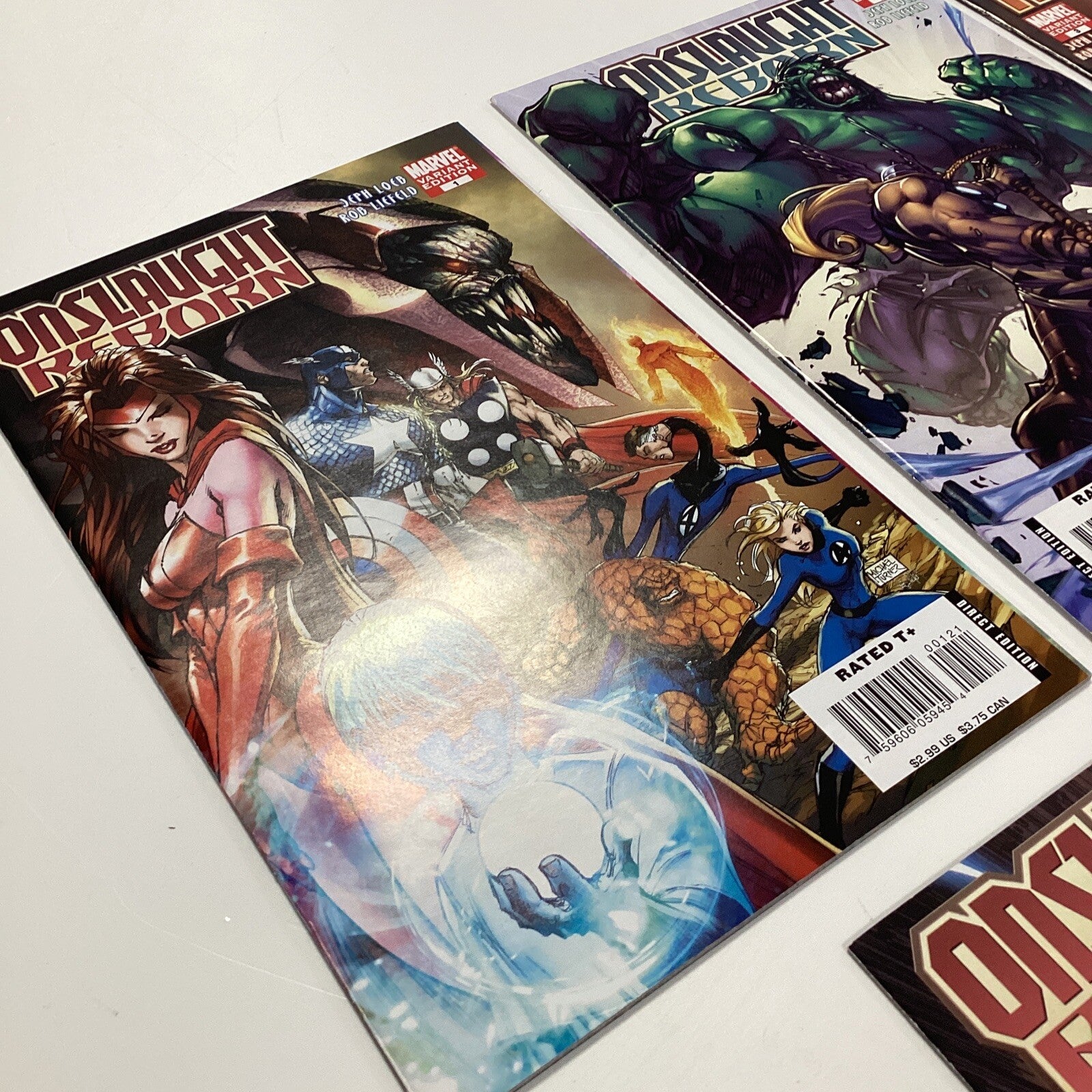 Onslaught Reborn #1-5 2007 Avg. VF+ All variant Covers6