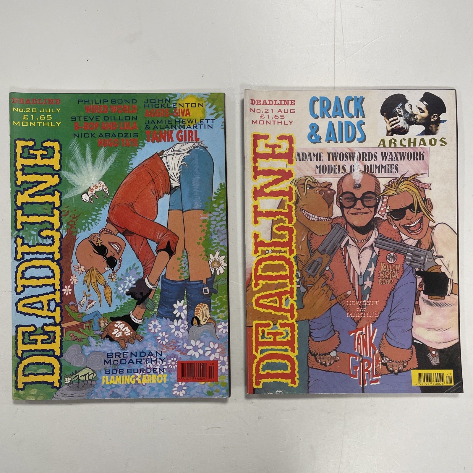 22 issues Deadline #5-9 #14-22 #24 & More 1989 Reader Copies **10