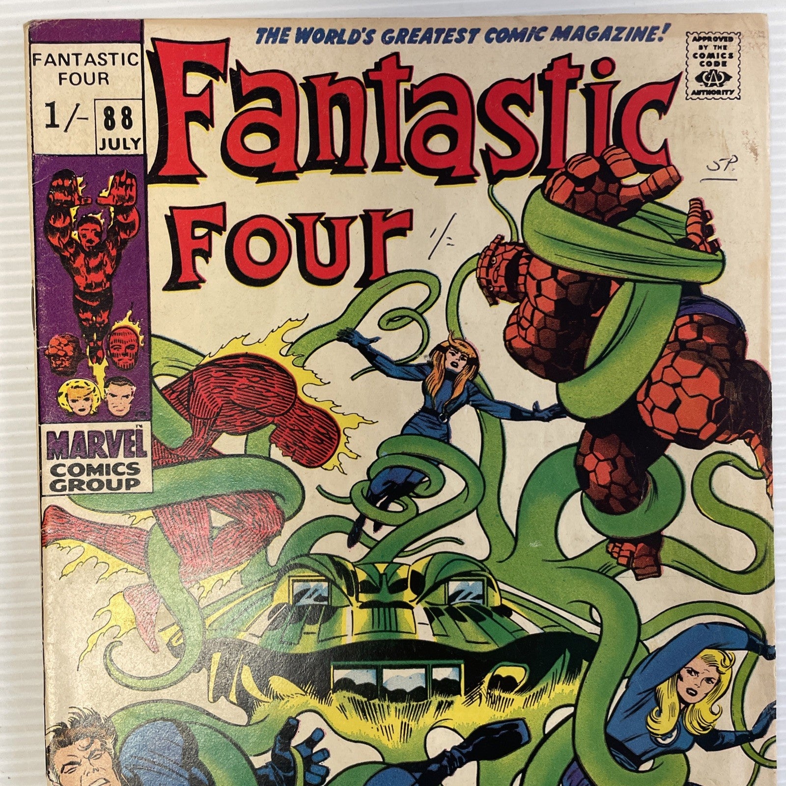 Fantastic Four #88 1969 FN- Pence Copy **2x small amount of pen on cover1