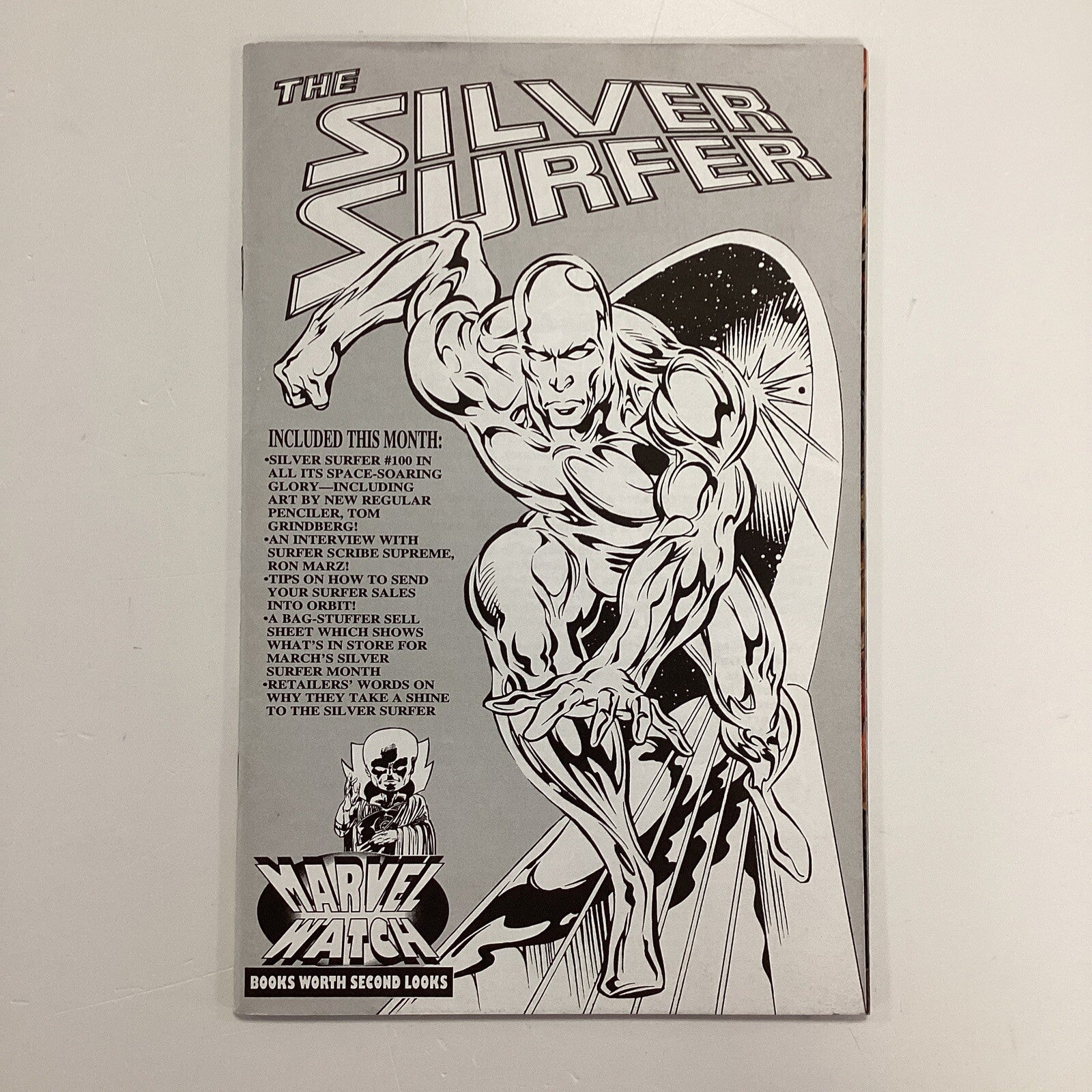 Silver Surfer #100 1995 VF+ Marvel Watch Edition0