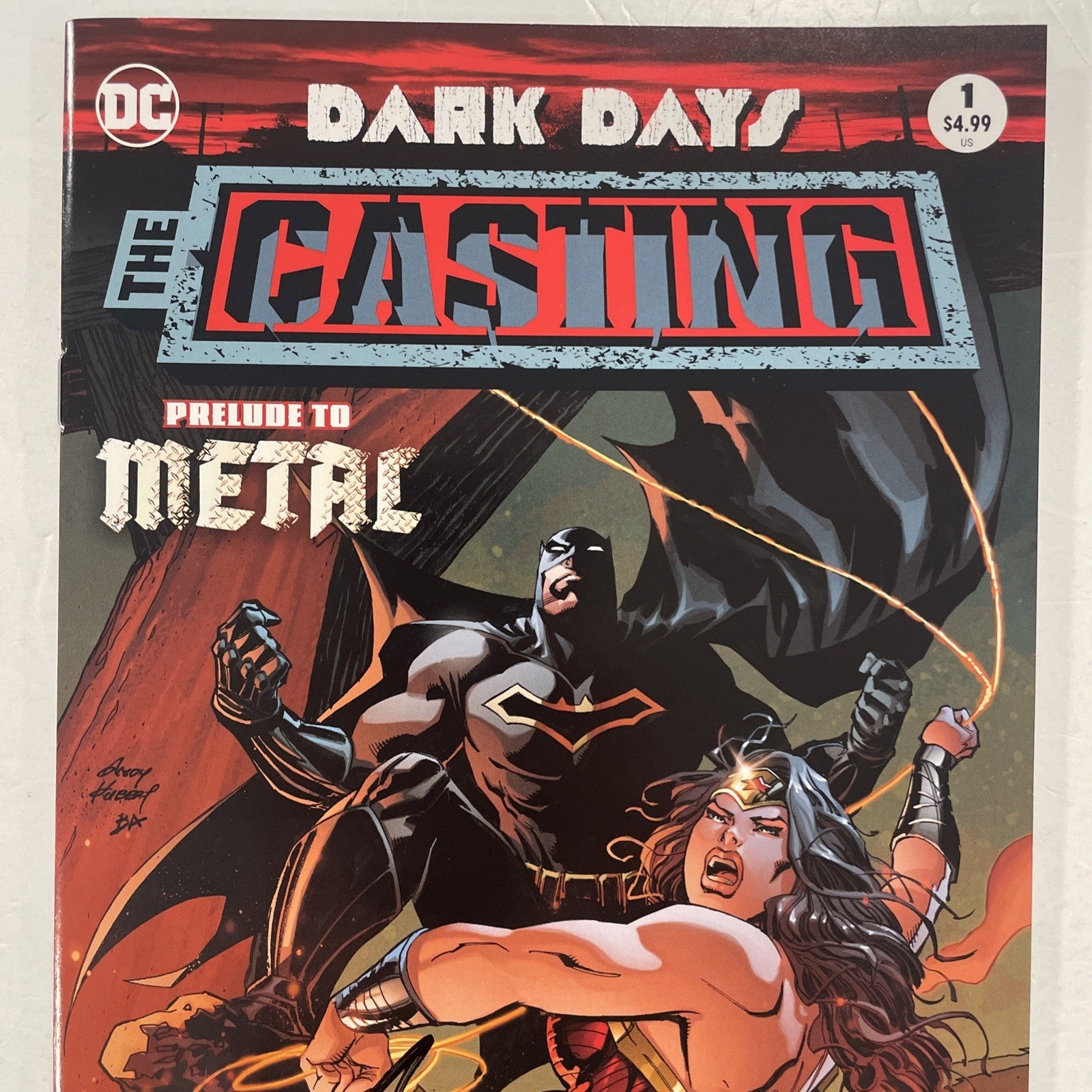 Dark Days The Casting #1 2017 NM Signed Scott Snyder **signed at Thoughtbubble1
