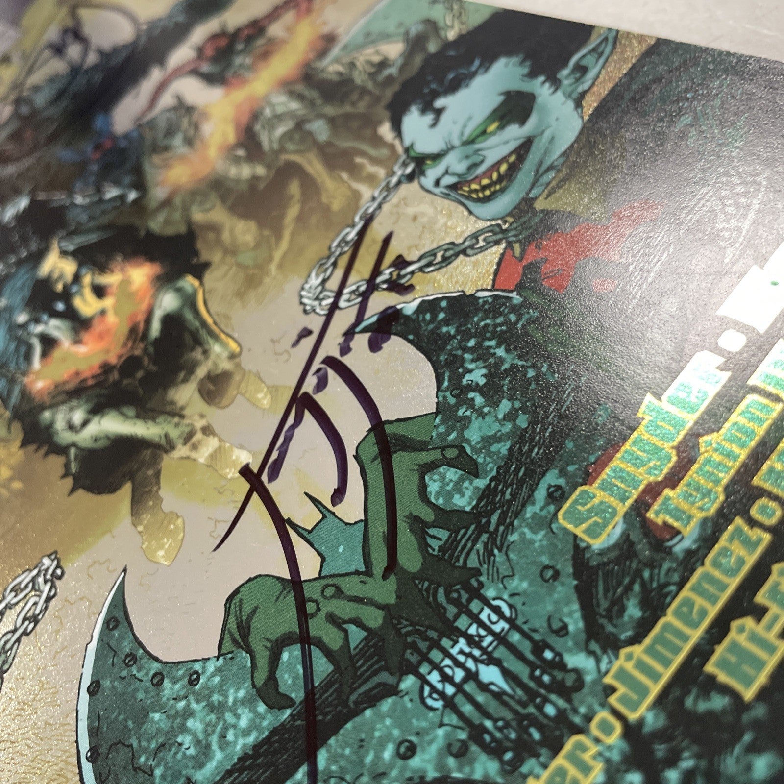 Dark Knights Rising Wild Hunt #1 2018 NM Signed Scott Snyder & Jorge Jimenez5