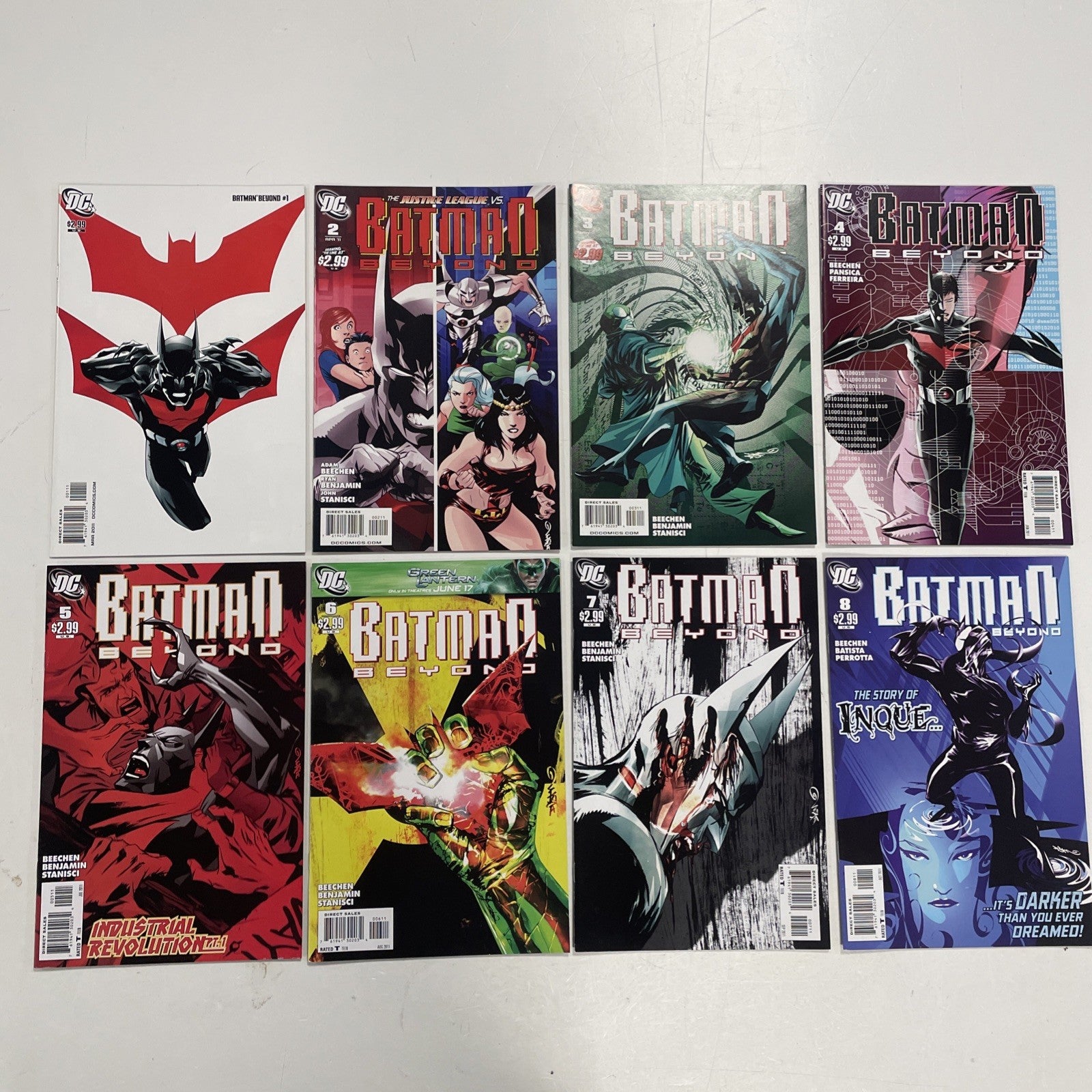 Batman Beyond #1-8 2011 NM Complete Set0