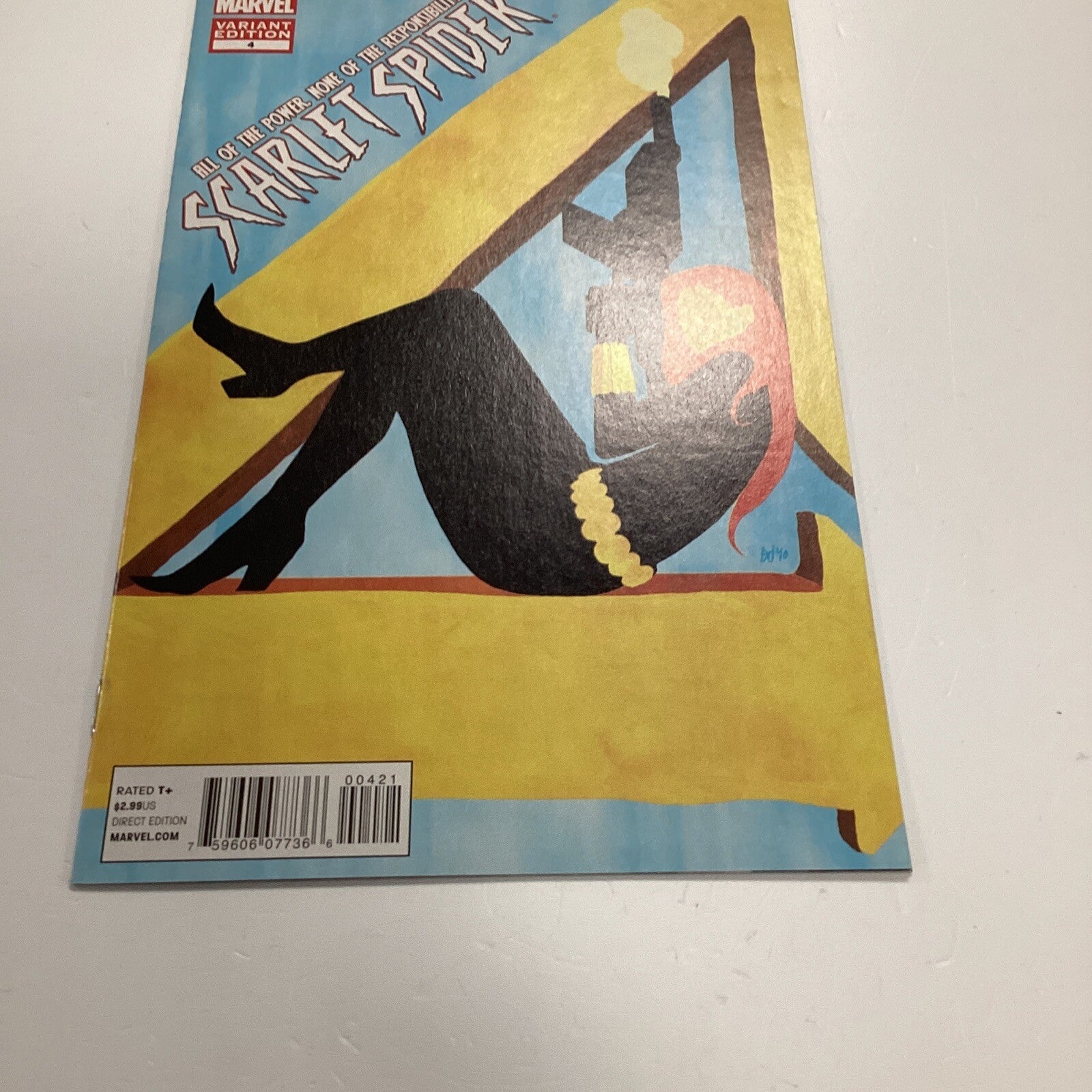 Scarlet Spider #4 2012 VF/NM Mike Del Mundo 1:25 Variant2