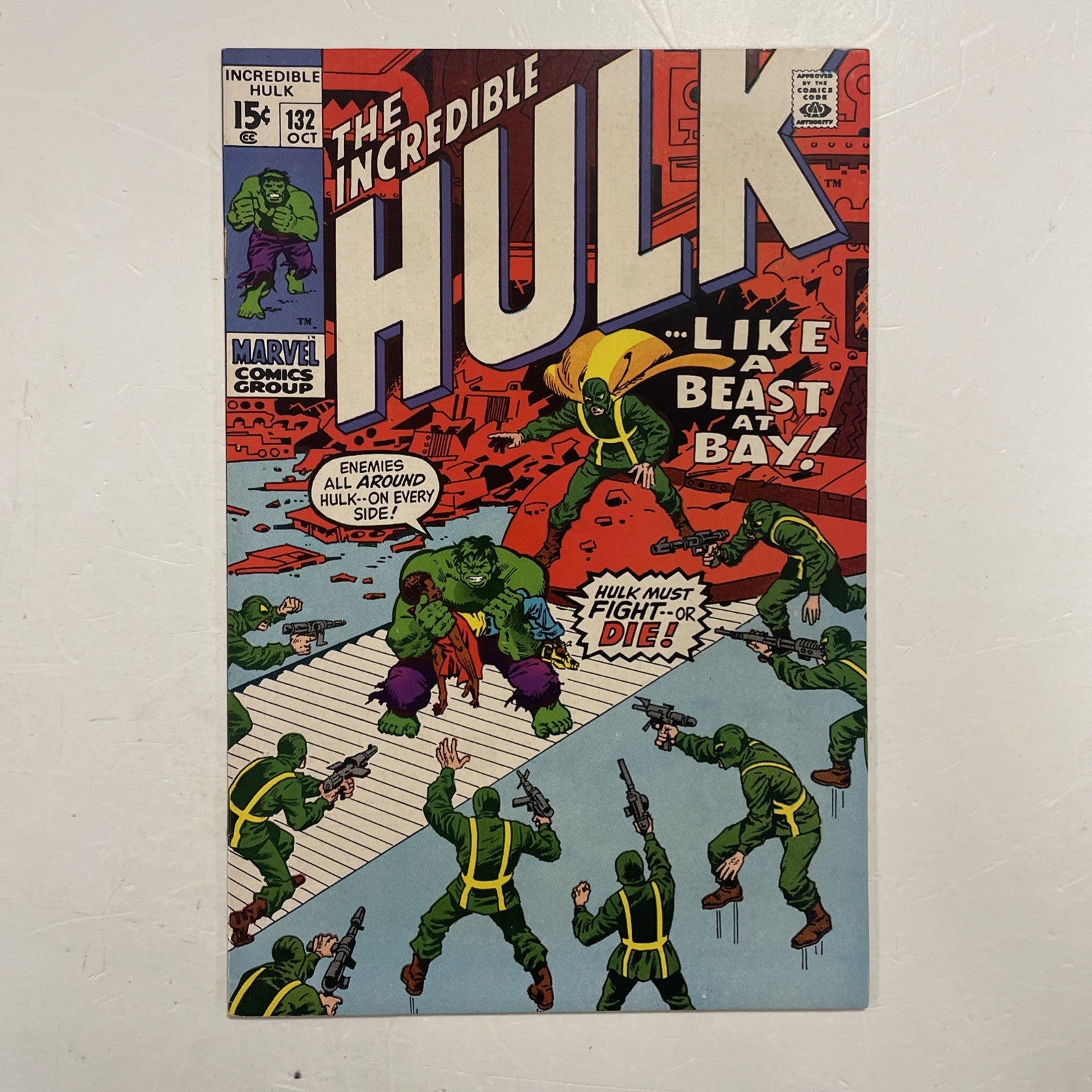 Incredible Hulk #132 1970 FN/VF0