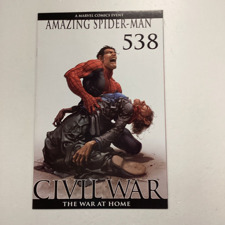 Amazing Spider-man #538 2007 Clayton Clayton Crain 1:50 Retailer Variant0