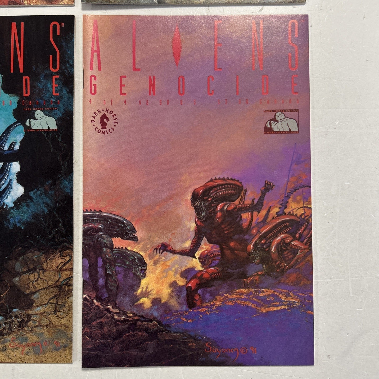 Aliens Genocide #1-4 1991 FN/VF Complete Set Dark Horse Comics4