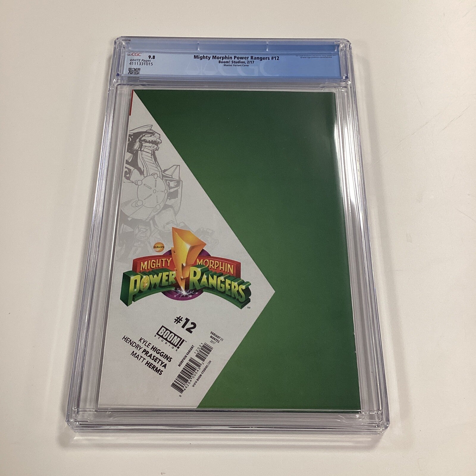 Mighty Morphin Power Rangers #12 2017 CGC 9.8 Montes Retailer Incentive Variant3