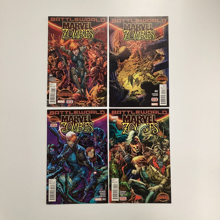 Marvel Zombies #1-4 2015 VF/NM Battleworld Secret Wars Complete Set