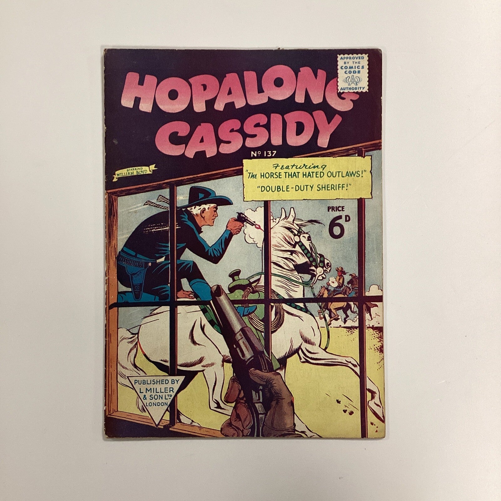 Hopalong Cassidy #137 1957 VG Pence Copy L Millar & Son0