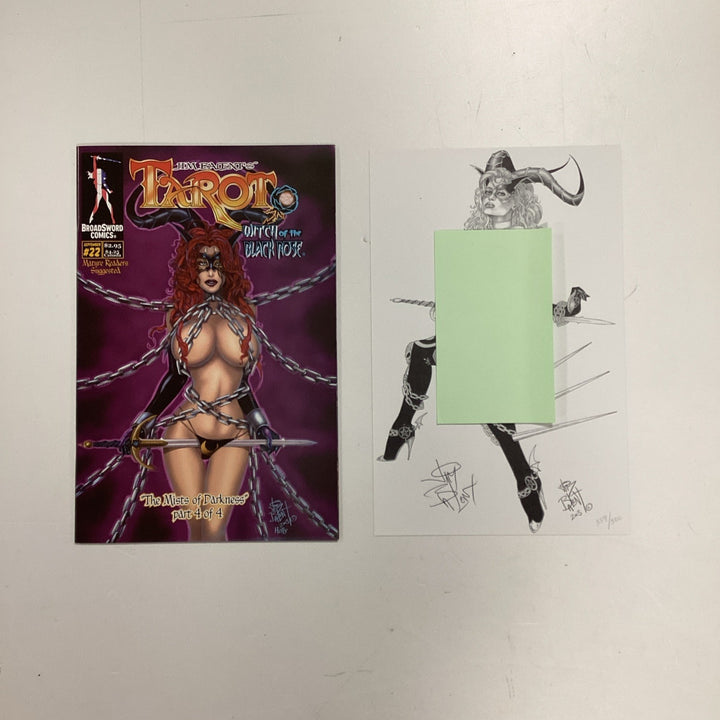 Tarot Witch Of The Black Rose #22 2003 VF Variant Deluxe Editon inc Signed print0