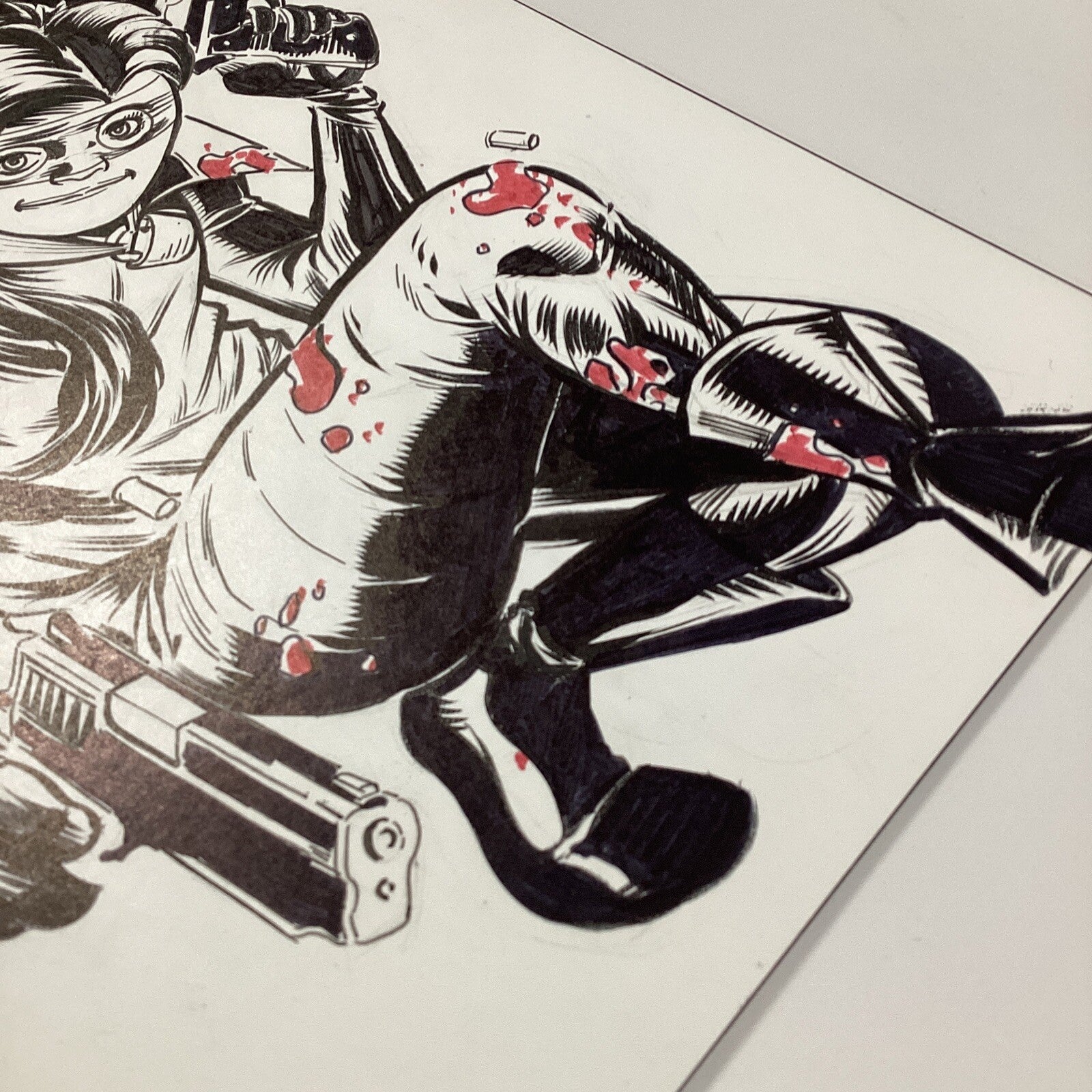 Hit Girl #1 2012 Sketch Cover by unknown artist (From Florida Megacon 2013)8