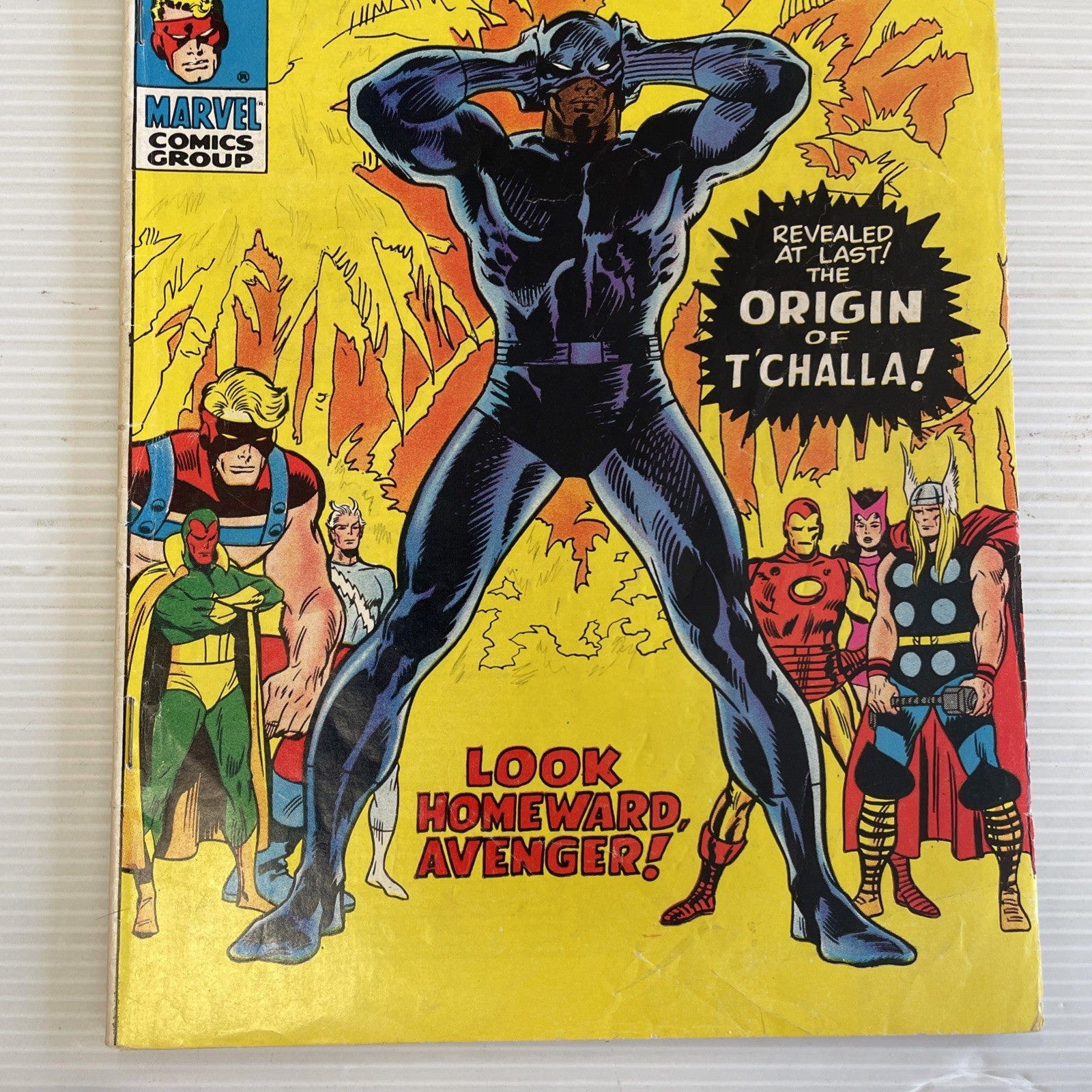 Avengers #87 1971 VG/FN Origin on T'Challa **Pencil marks all over front cover2