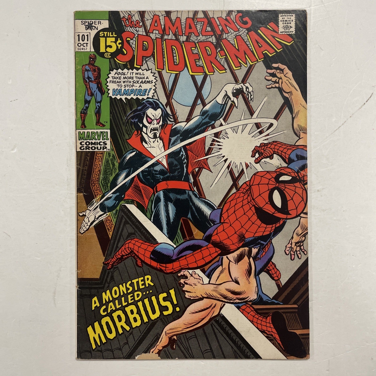 Amazing Spider-Man #101 1971 VG+ 1st Appearance of Morbius National Diamond Sale0