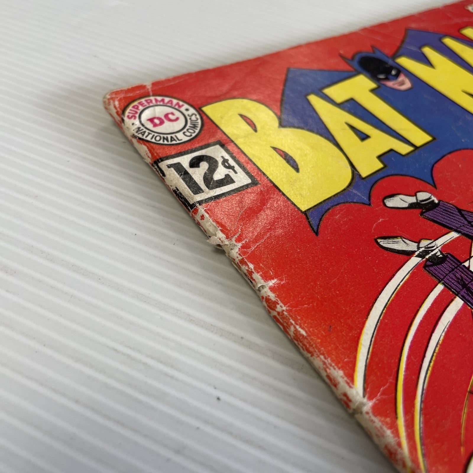 Batman #145 1962 GD Pence Stamp **Water damage, cover detached at bottom staple,4
