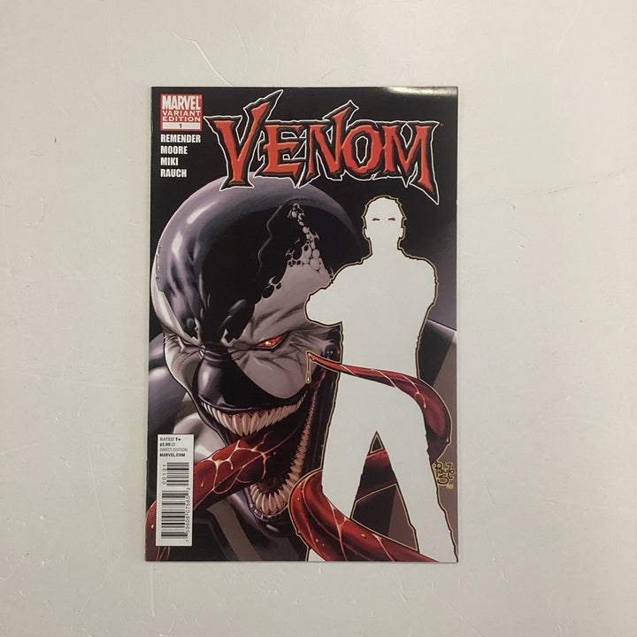 Venom # 1 2011 VF/NM 1:15 Paulo Siqueira Variant Cover0