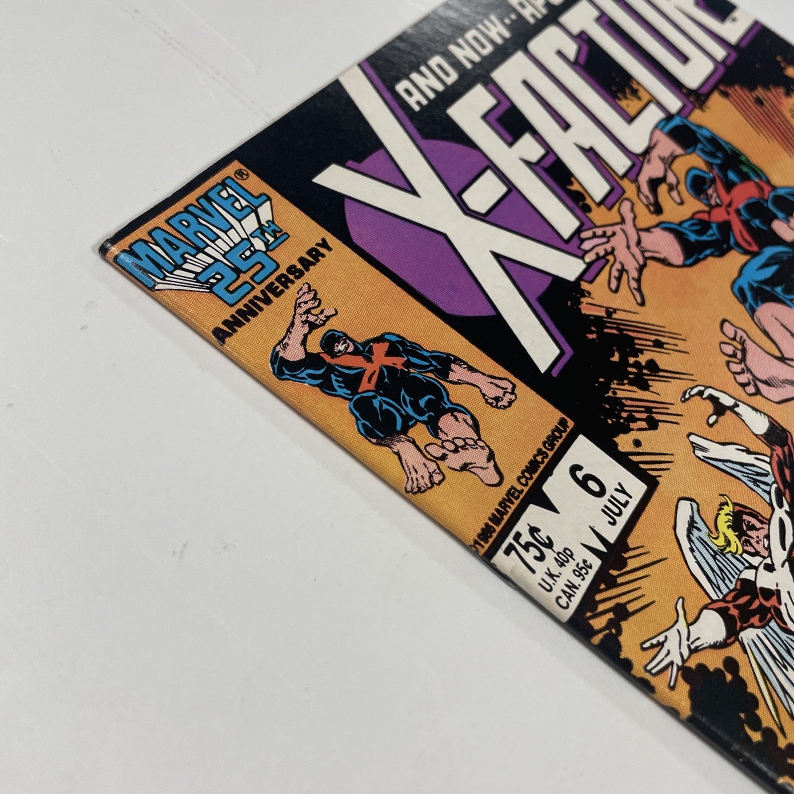 X-factor #6 1986 FN/VF 1st Full Appearance of Apocalypse (5)5