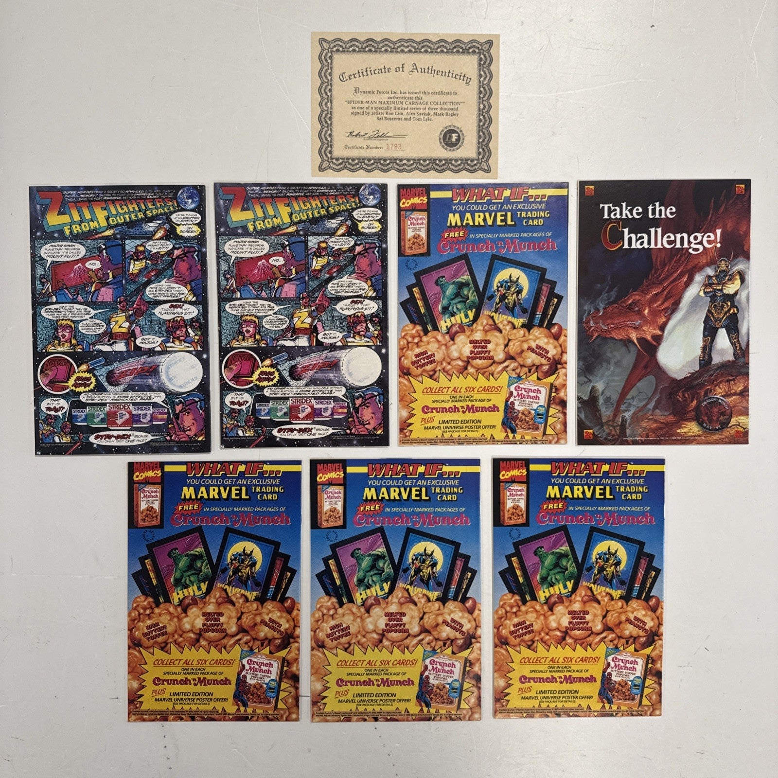 Spider-Man Maximum Carnage #1-14 Complete All signed except 11 Dynamic Forces **4