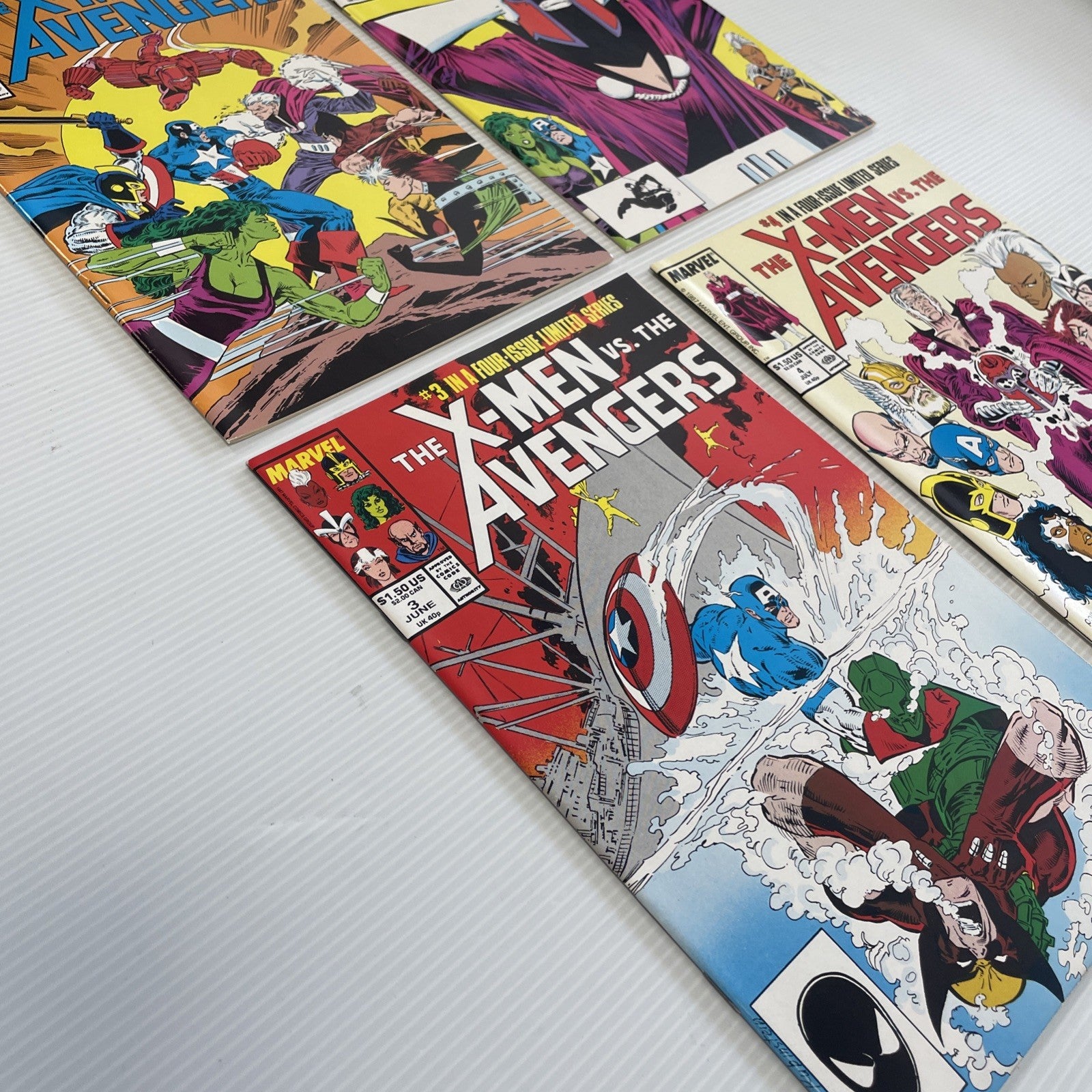 The X-Men vs. The Avengers #1-4 1987  VF/NM or Better complete set5