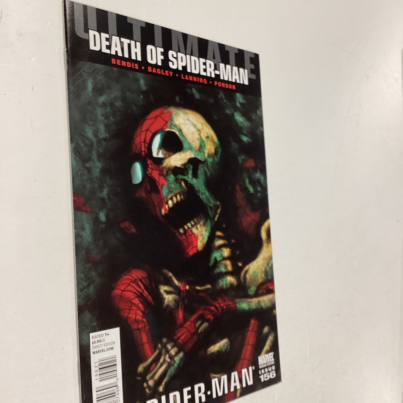 Ultimate (Death Of) Spiderman #156 2011 NM 1:15 Kaare Andrews Variant3