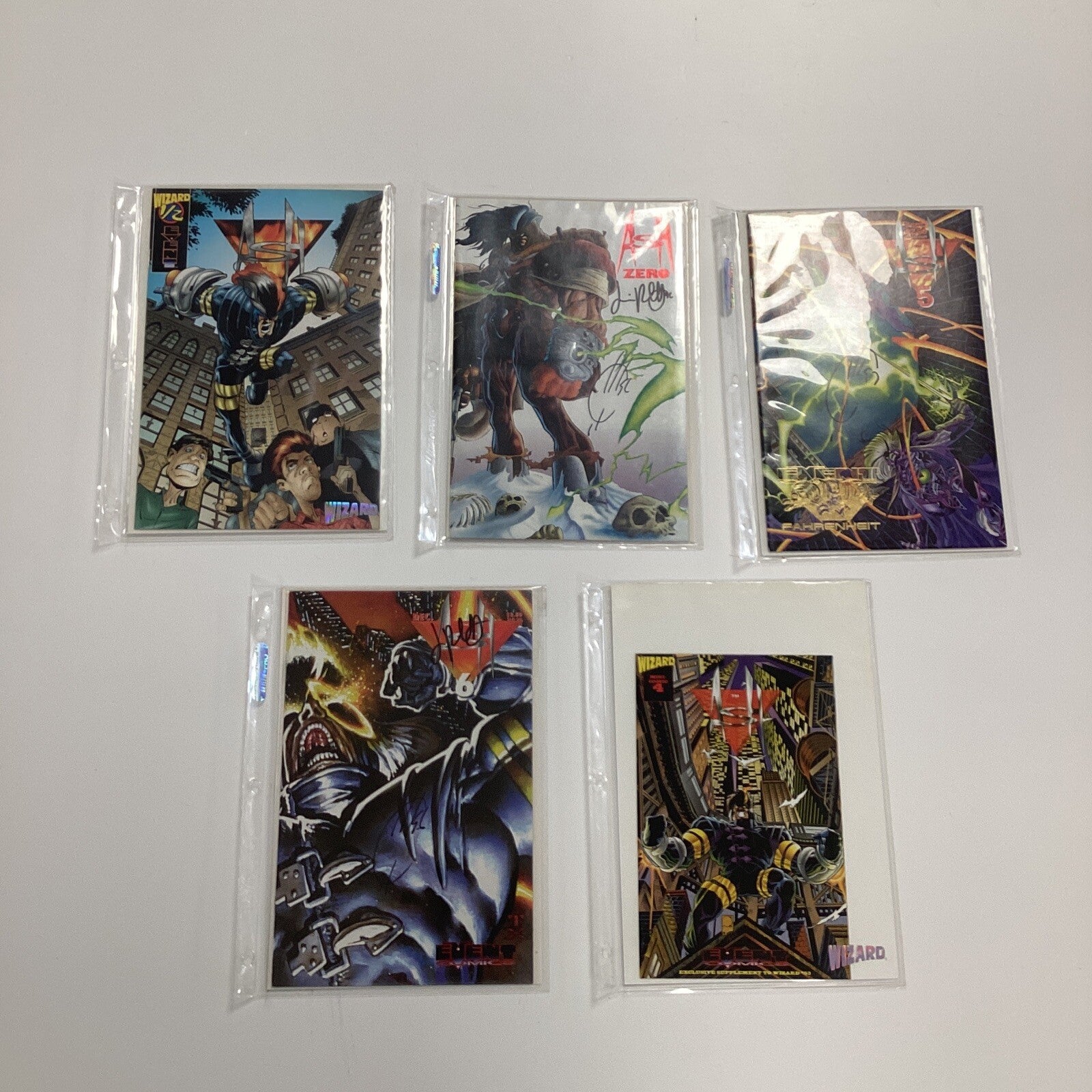 Ash #0, #5, #6 Wizard #1/2 & Mini Comic #4 1996 Event Comics Signed by Artists0