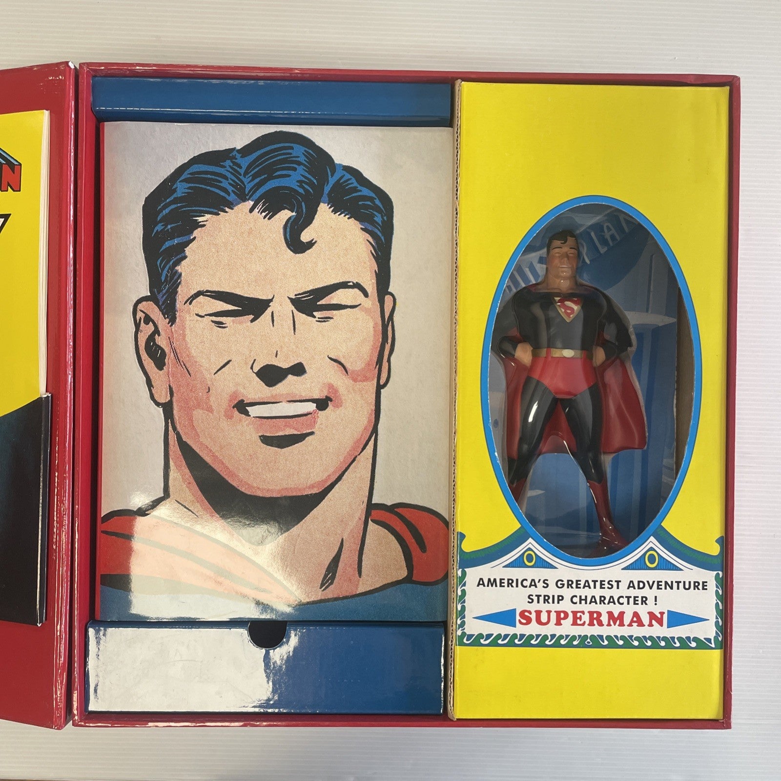 Superman Masterpiece Edition 1999 Box Set with 8" Figurine, Book & Comic Reprint4
