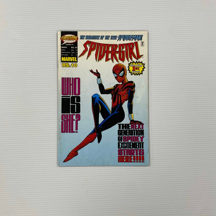 Spider-Girl #1 2002 Gotham Comics India Rare English Indian variant0