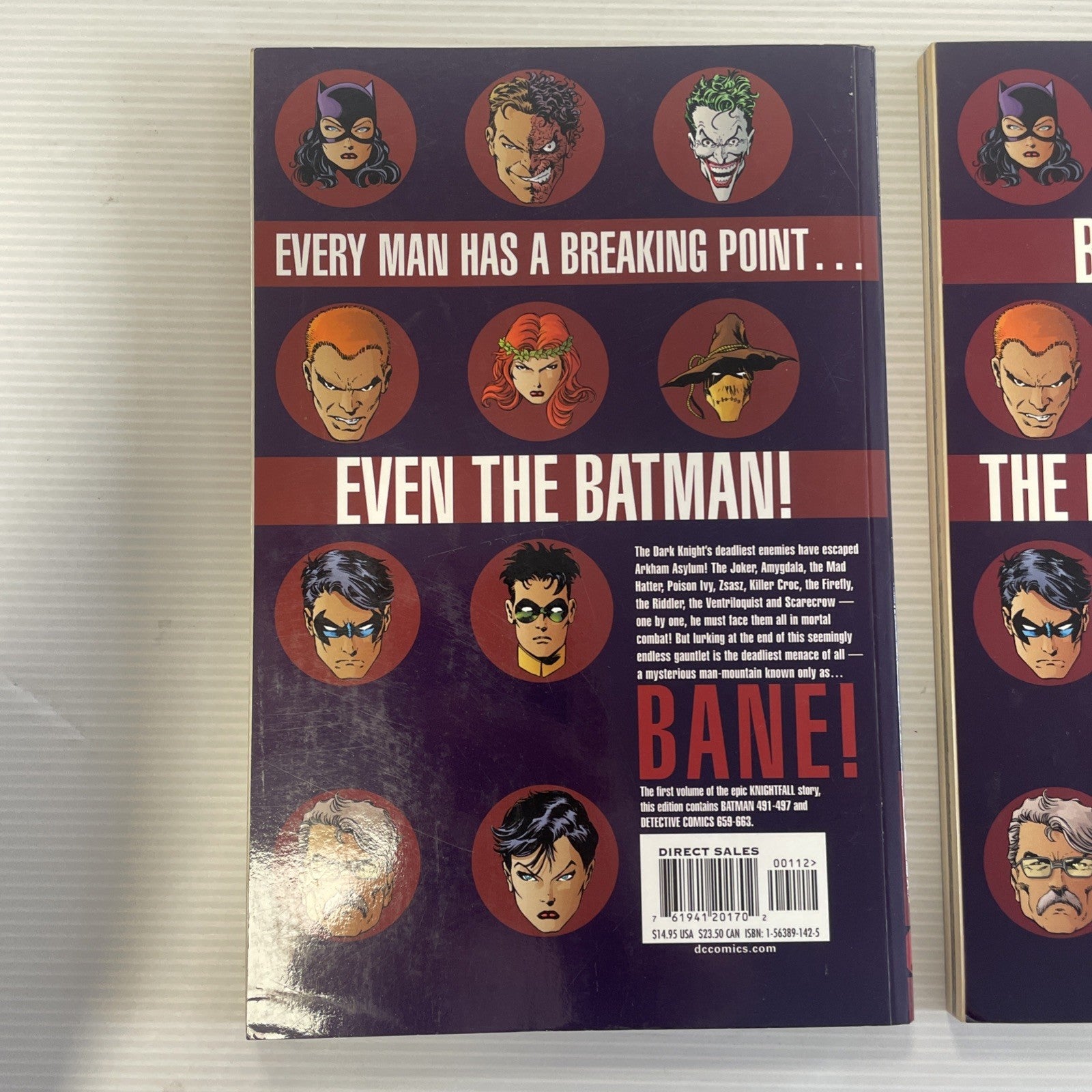 Batman Knightfall Vol 1 & 2 2011 Broken Bat & Who Rules the Night TPB Trade Pape5