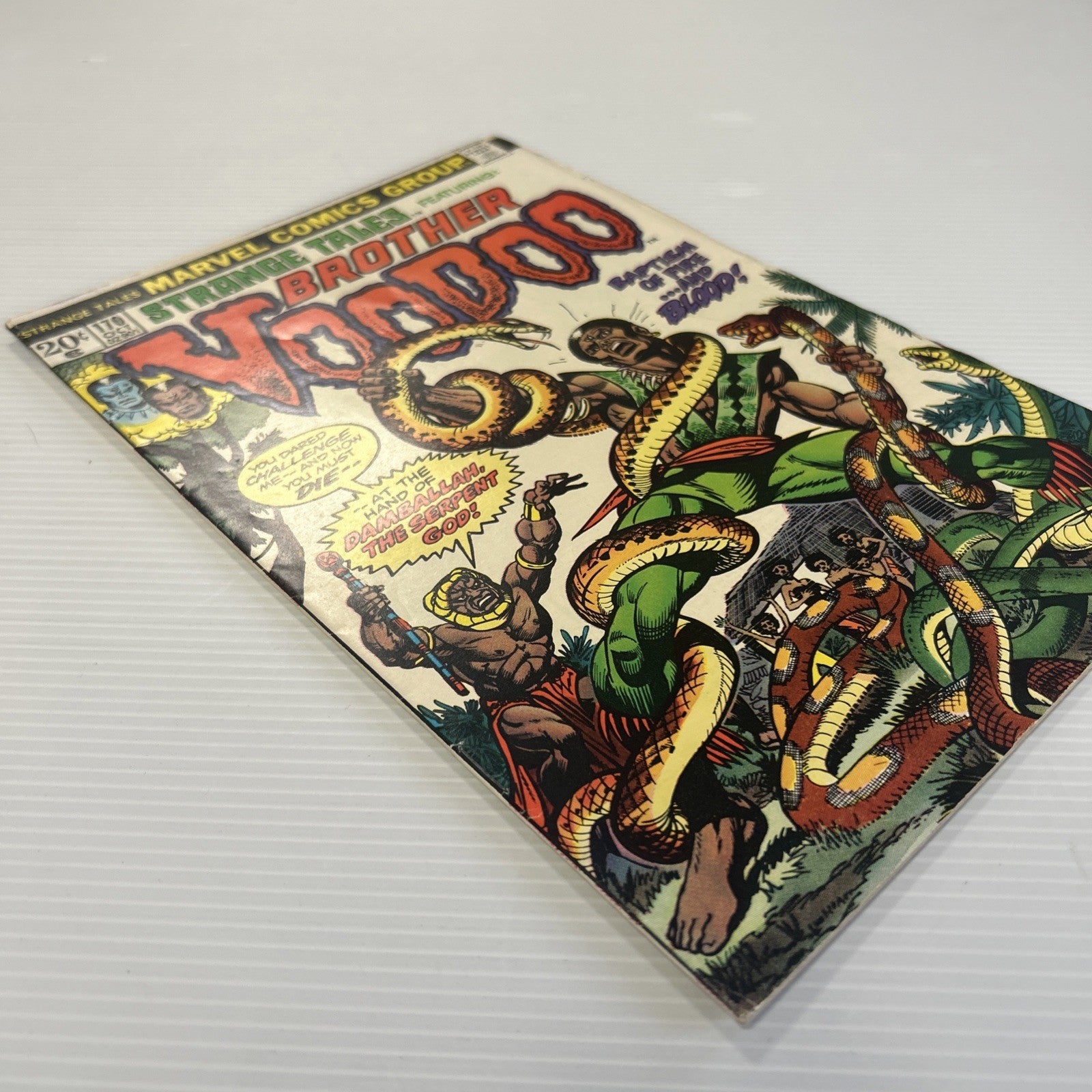 Strange Tales #170 1973 FN 2nd Appearance of Brother Voodoo **Distributor spray3