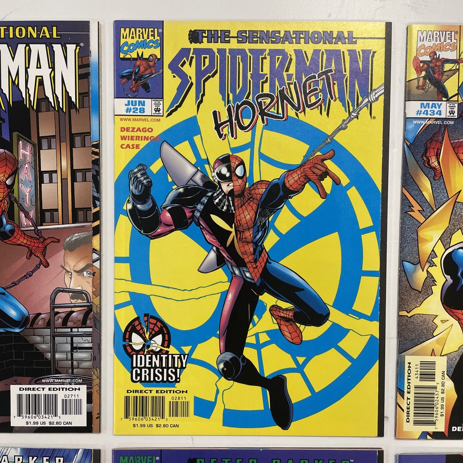 Spider-Man: Identity Crisis #1-8 1998 Complete Set Mixed Grades2