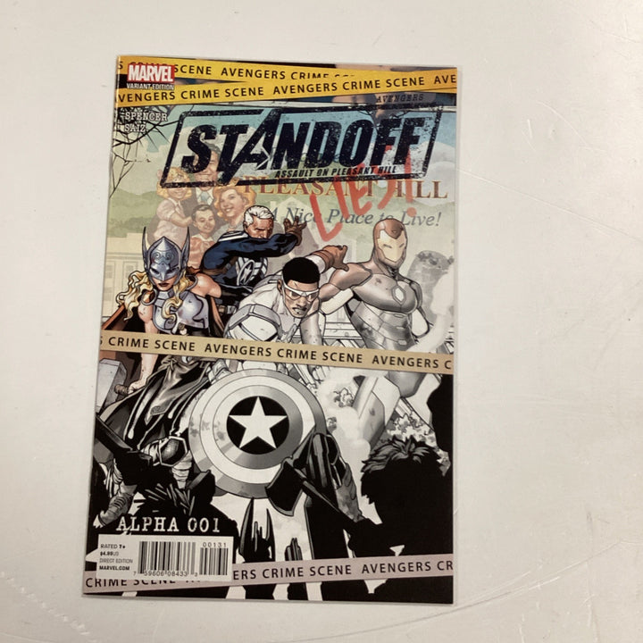 Avengers Standoff Assault On Pleasant Hill 2016 NM Alpha 001 Arthur Adams Varian0