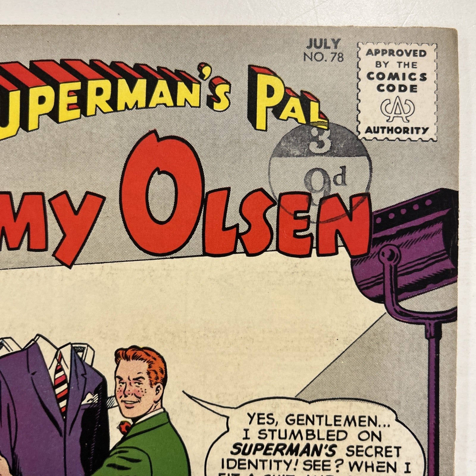 Superman's Pal Jimmy Olsen #78 1964 VG/FN Pence Stamp4