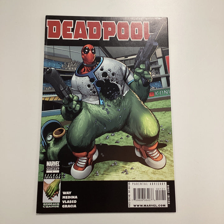 Deadpool #1 2008 NM Second Print Variant0