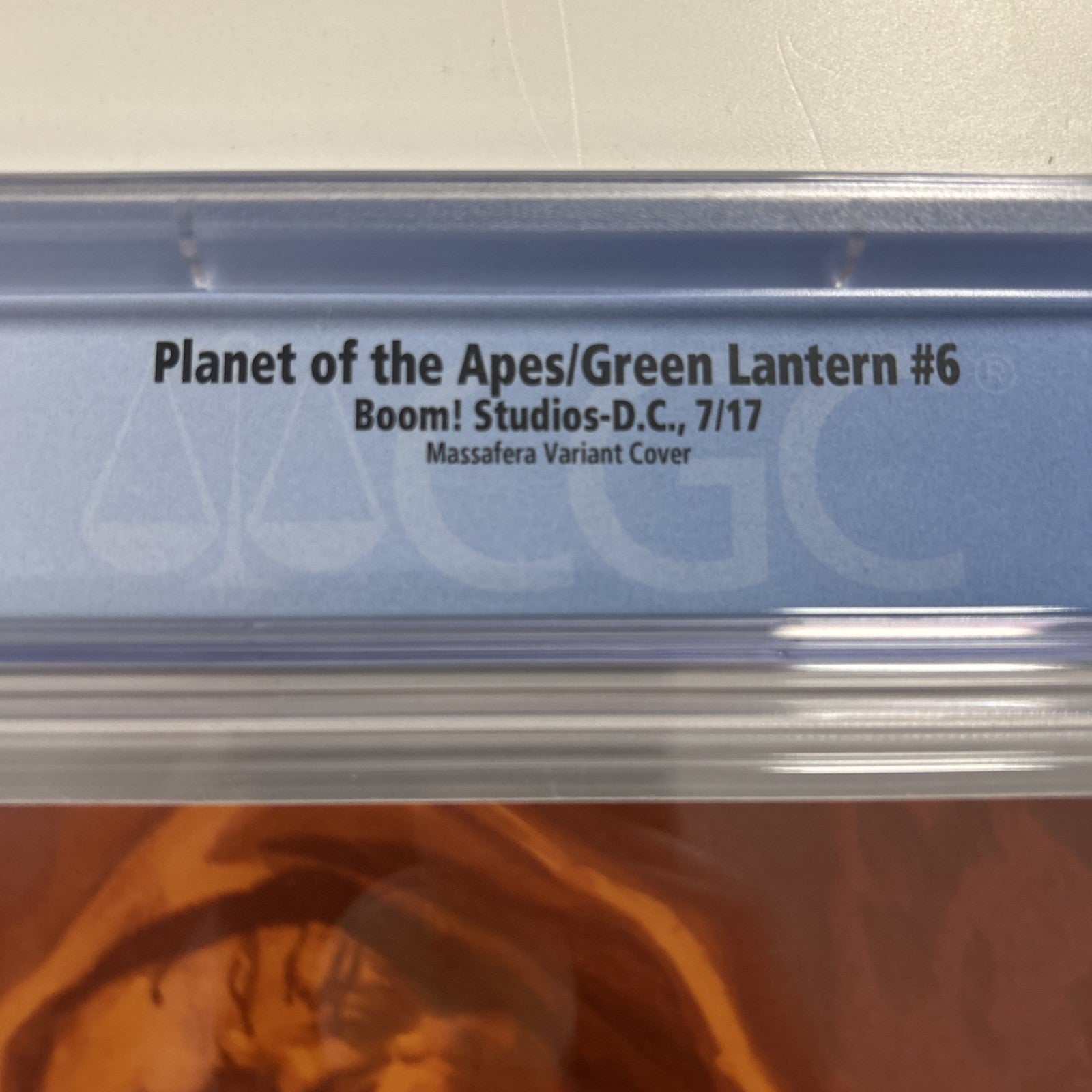 Planet of the Apes/Green Lantern #6 2017 CGC 9.8 Massafera 1:40 Virgin Variant12