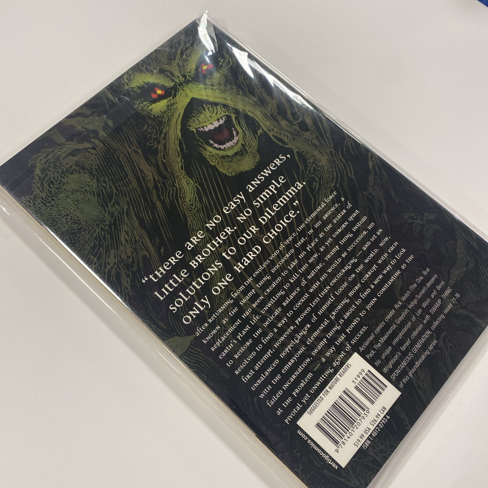 Swamp Thing TP Vol 08 Spontaneous Generation by Rick Veitch 20067