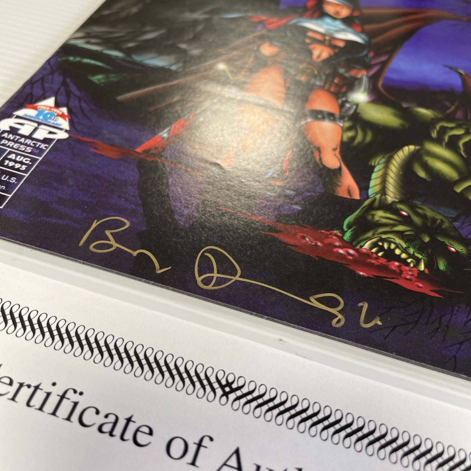 Warrior Nun Areala: Rituals #1 & #2 1995 Signed with CoAs5