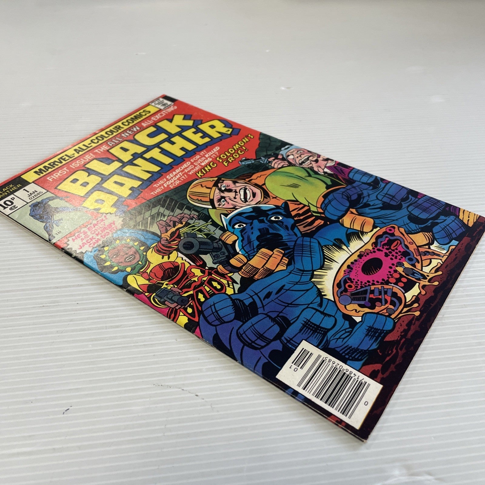 Black Panther #1 1977 FN Pence Copy 1st in own title3