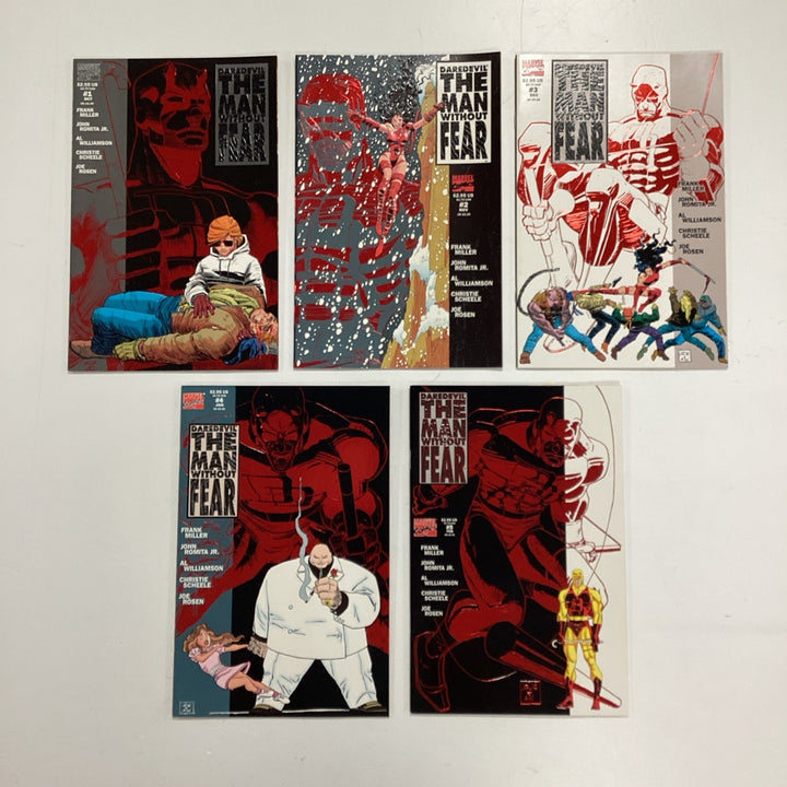 Daredevil The Man Without Fear #1-5 1993 VF+ Complete Set0