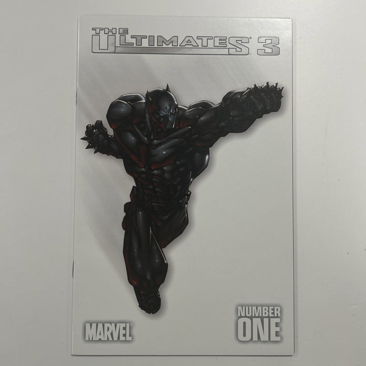 Ultimates 3 #1 2008 VF/NM 2008 Joe Madureira 1:100 Black Panther Variant0