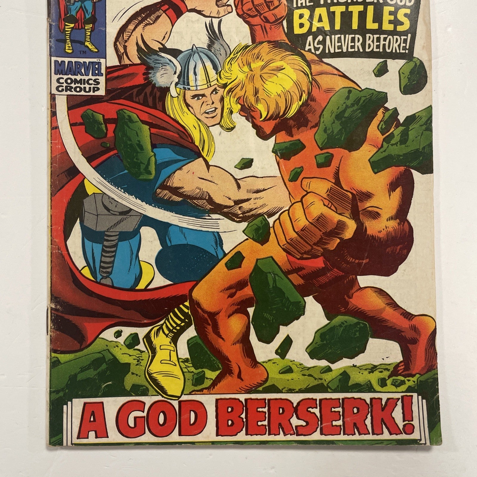 Thor #166 1969 VG Pence Stamp Origin of Galactus *See Description2
