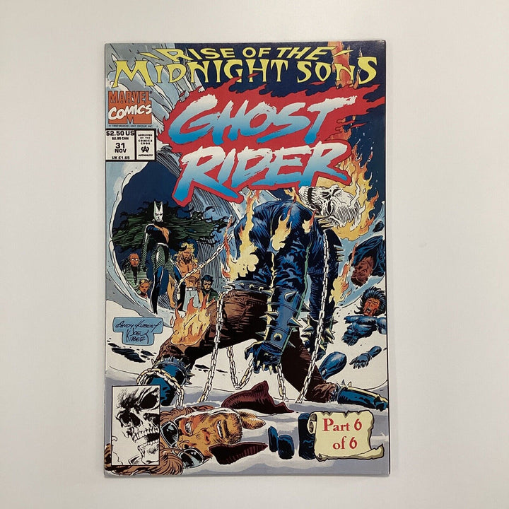 Ghost Rider #31 1992 VF+ 1st Full Midnight Sons