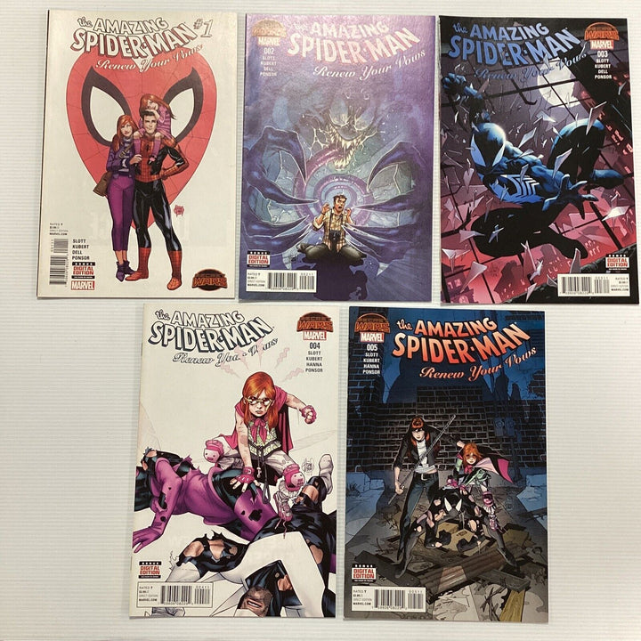 Amazing Spiderman Renew Your Vows #1-5 2015 NM Complete Set