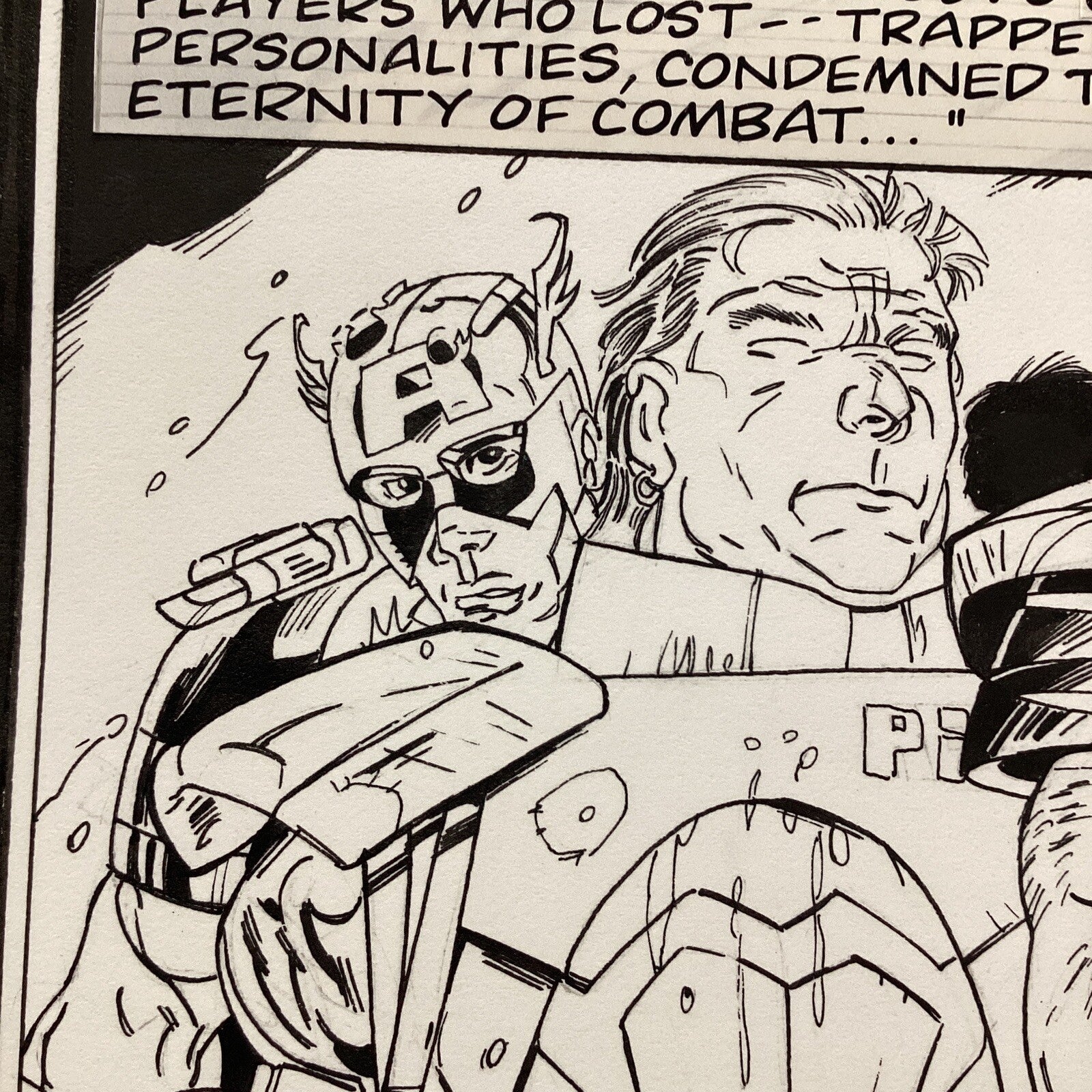Original Artwork for Wild Thing #3 Page 3 by Duke Mighten 1993 Marvel Comics5