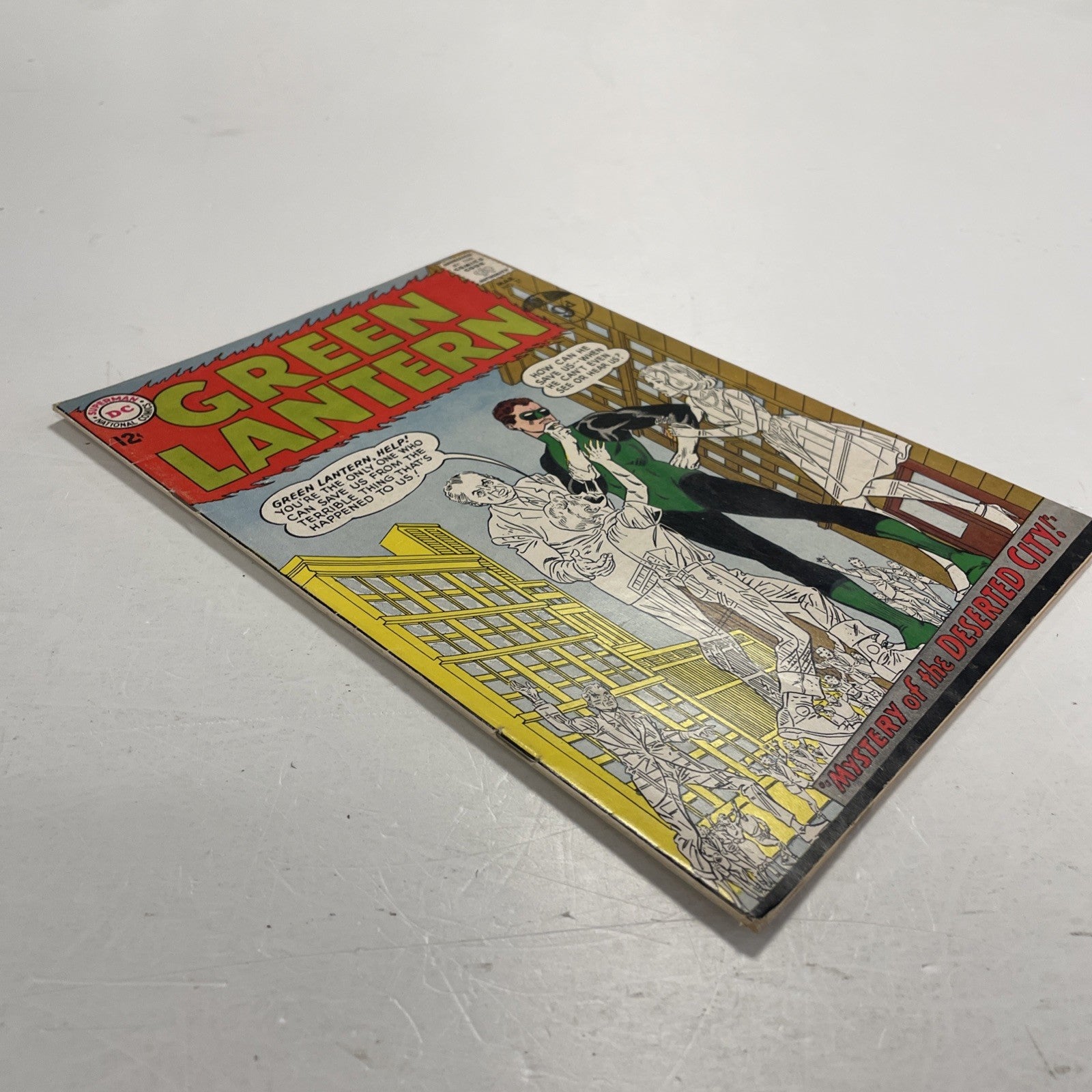Green Lantern #27 1964 VG/FN Pence Stamp3